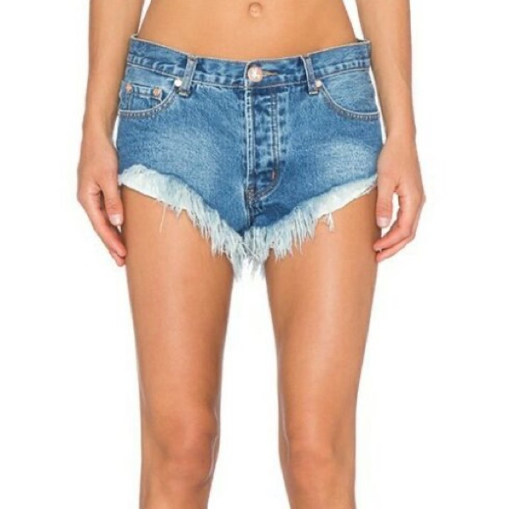 One Teaspoon Rollers Denim Shorts